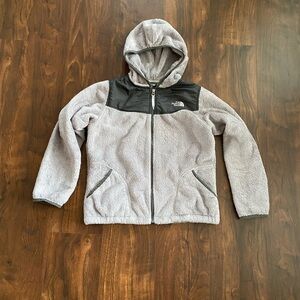 The North Face Oso Hoodie Full Zip Jacket Gray Size 14-16